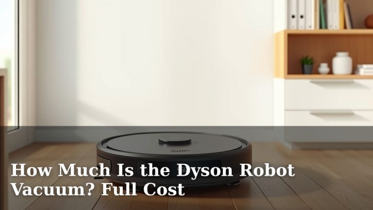 How Much Is the Dyson Robot Vacuum? Full Cost