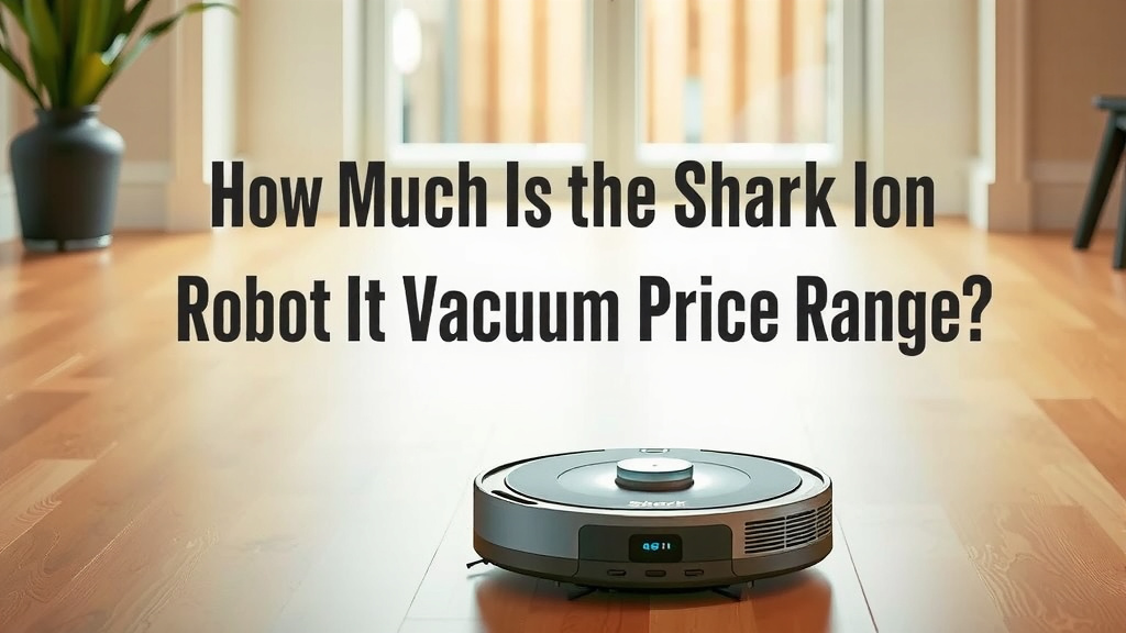 Understanding the Shark Ion Robot Vacuum Price Range