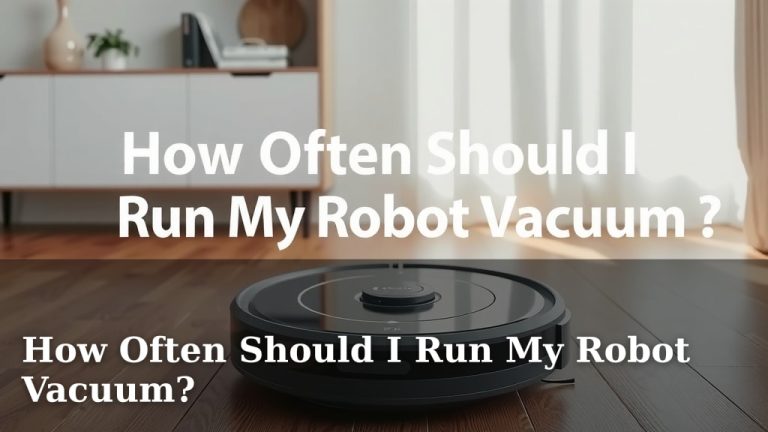 How Often Should I Run My Robot Vacuum?