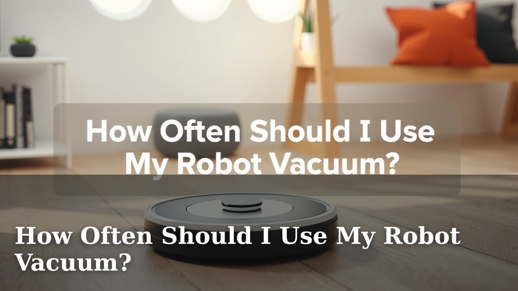 How Often Should I Use My Robot Vacuum?