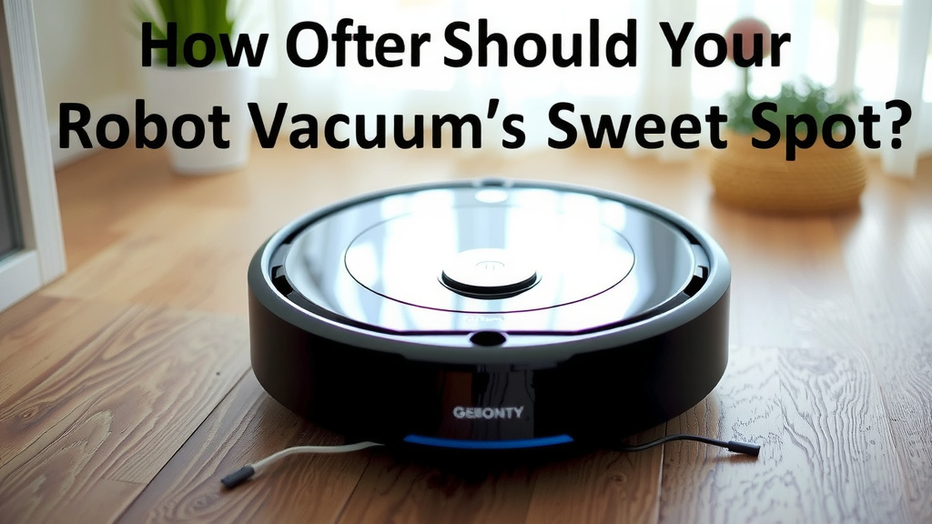 Finding Your Robot Vacuum's Sweet Spot