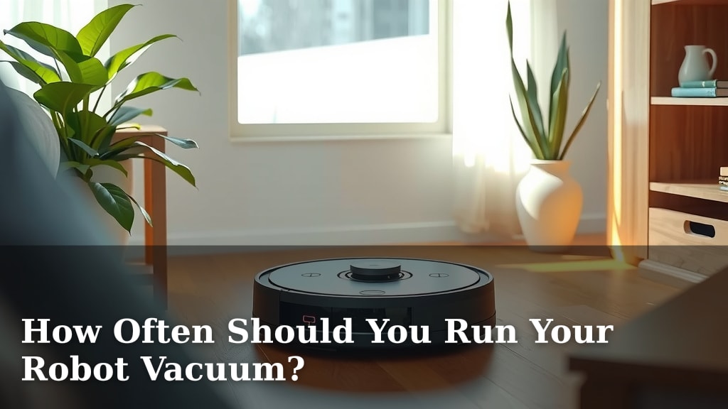 How Often Should You Run Your Robot Vacuum?