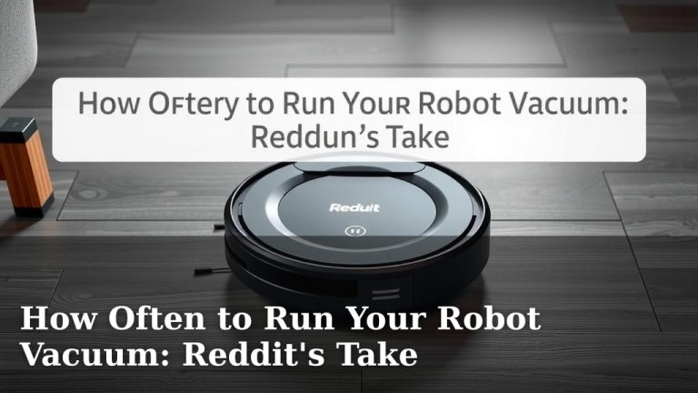 How Often to Run Your Robot Vacuum: Reddit's Take