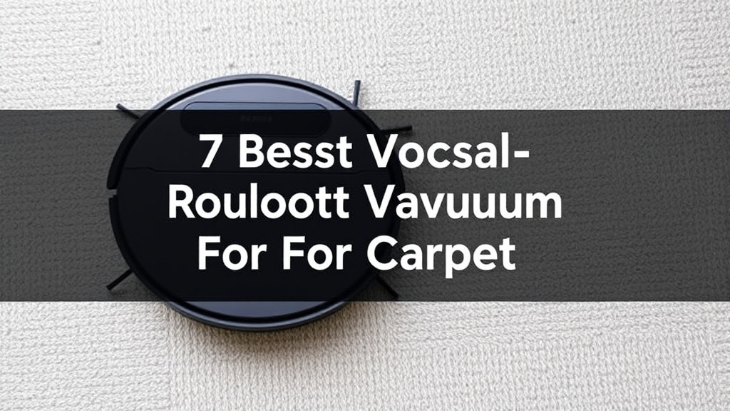 7 Best Budget Robot Vacuum For Carpet [2026]