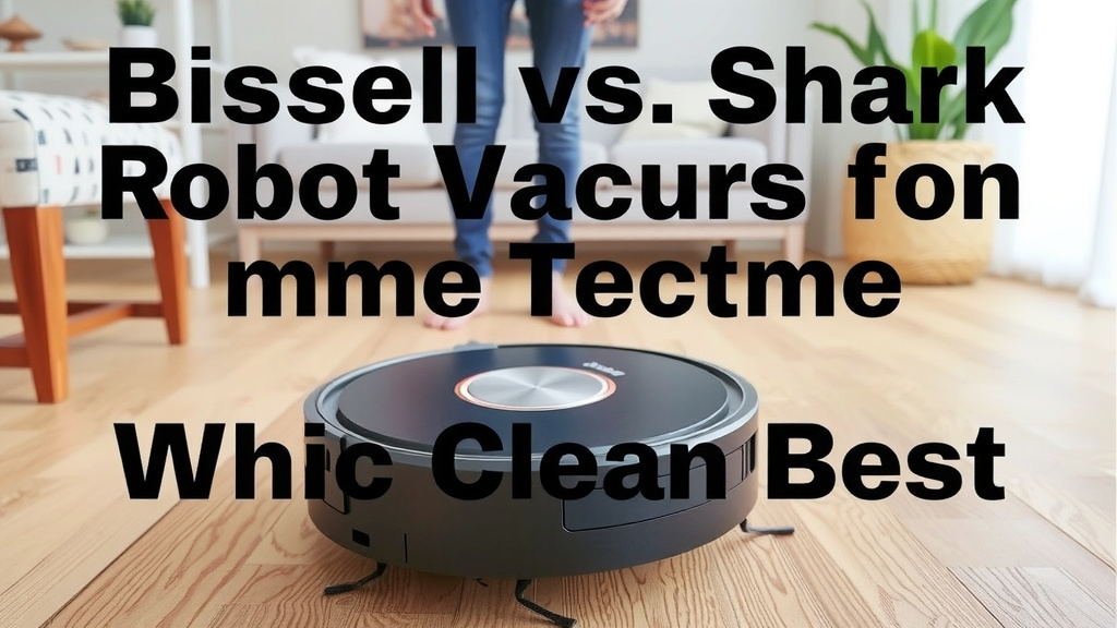 Comparing Bissell and Shark Robot Vacuums for Your Home