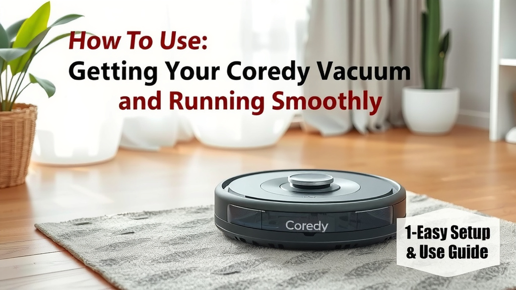 Getting Your Coredy Robot Vacuum Started and Running Smoothly