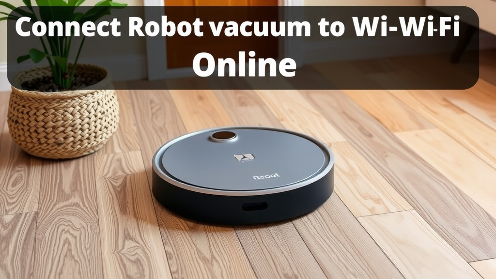 Getting Your Robot Vacuum Online: A Simple Guide