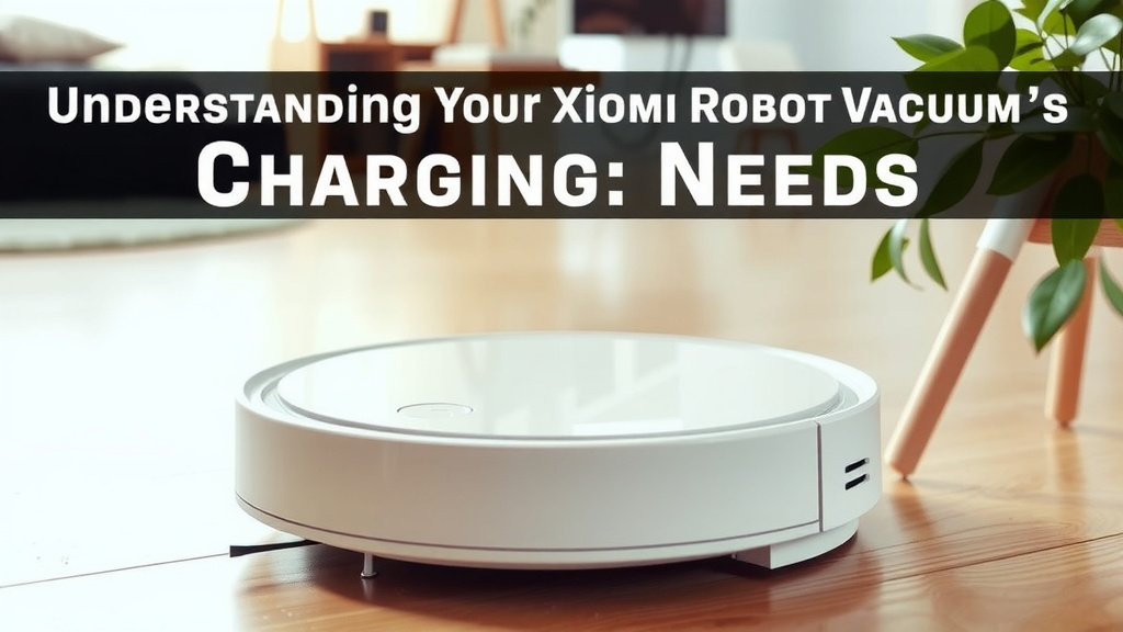 Understanding Your Xiaomi Robot Vacuum's Charging Needs