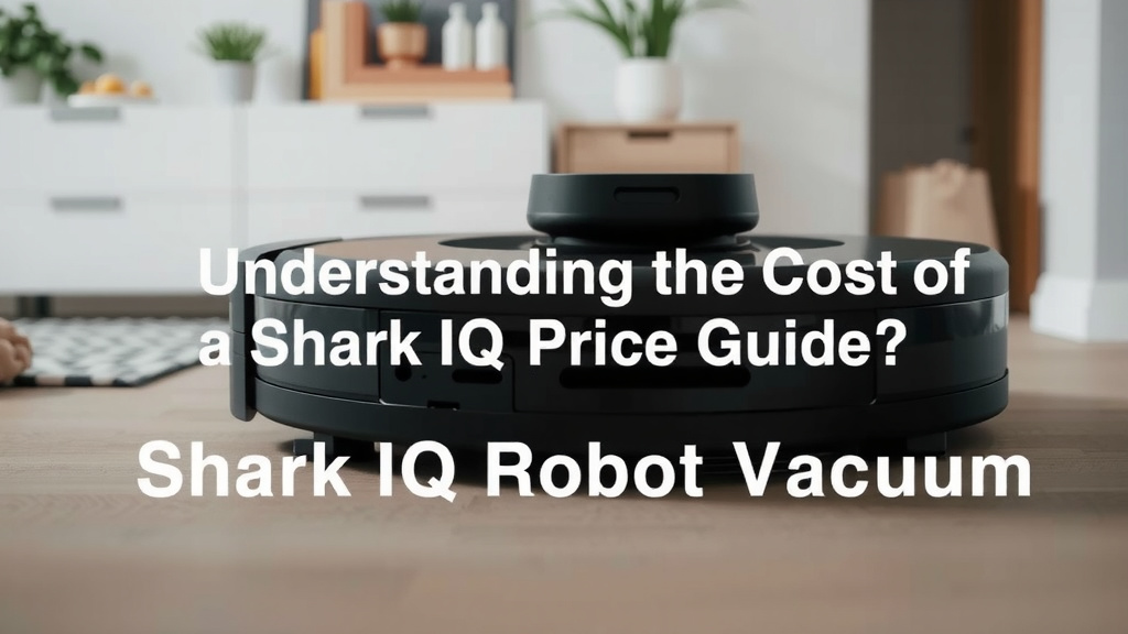 Understanding the Cost of a Shark IQ Robot Vacuum