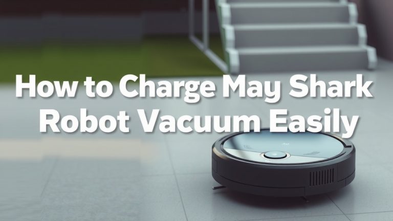 How to Charge Your Shark Robot Vacuum Easily