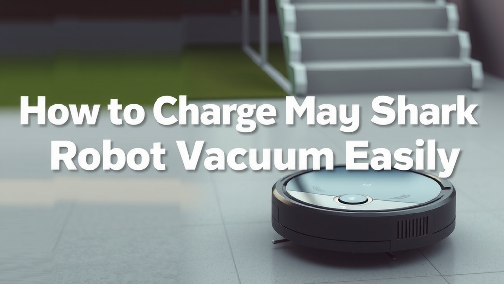 How to Charge Your Shark Robot Vacuum Easily