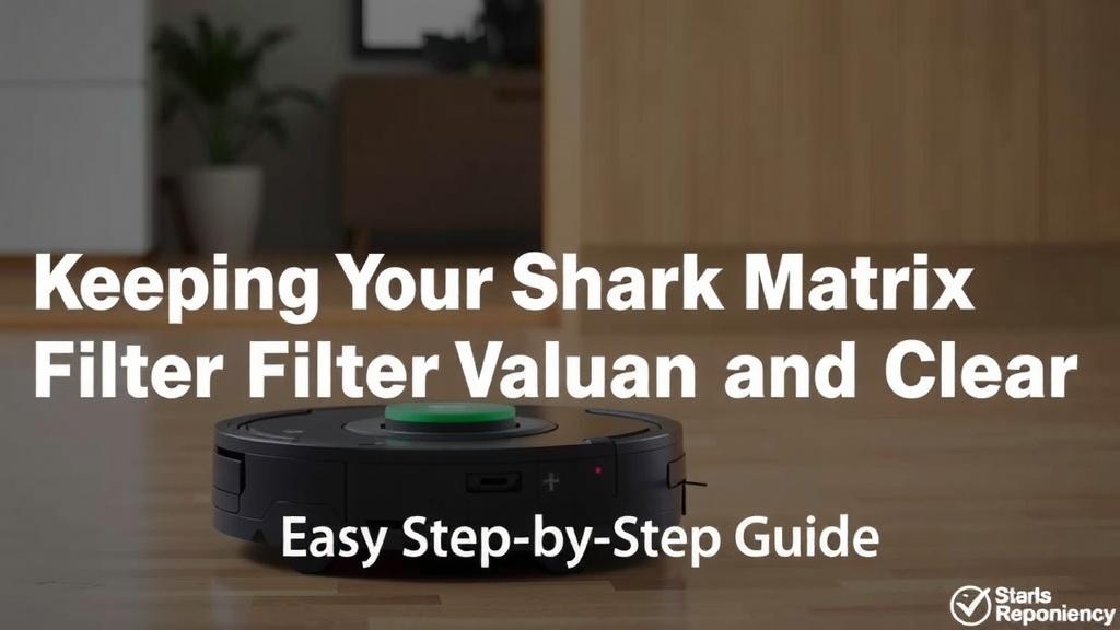 Keeping Your Shark Matrix Filter Clean and Clear