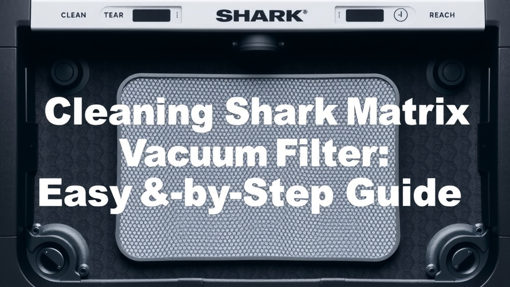 Clean Shark Matrix Robot Vacuum Filter: Easy Step-by-Step Guide