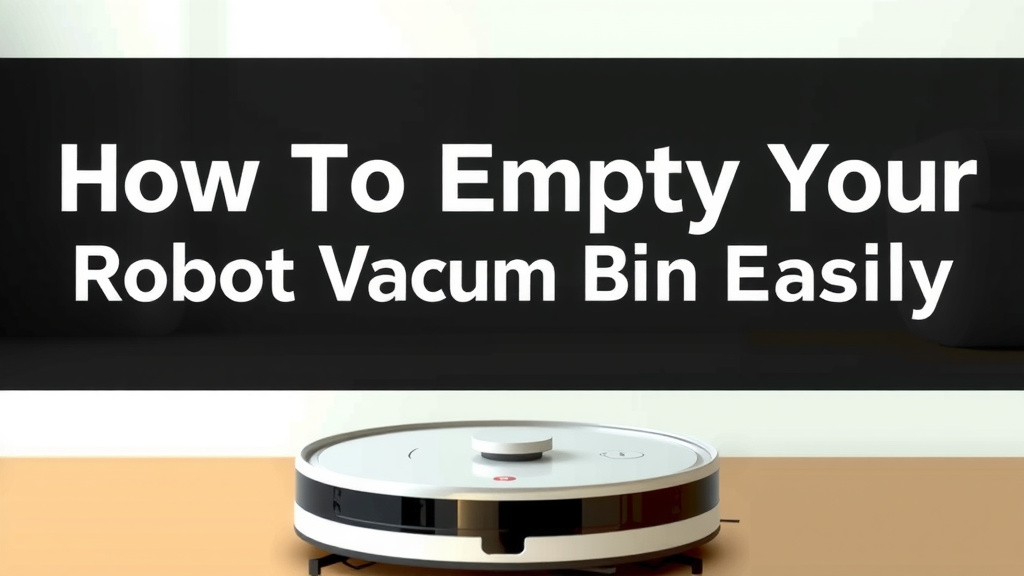 How to Empty Your eufy Robot Vacuum Bin Easily