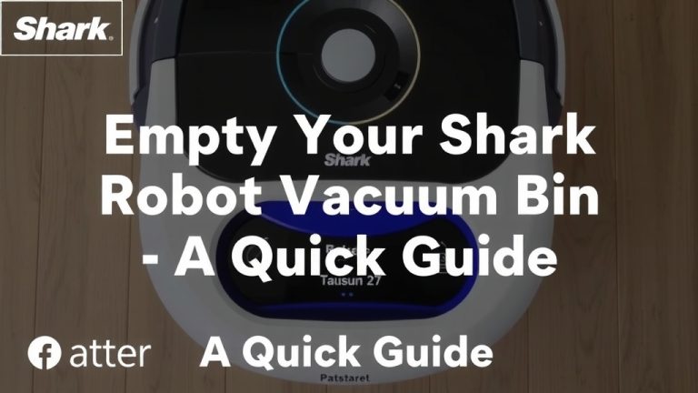 Empty Your Shark Robot Vacuum Bin: A Quick Guide
