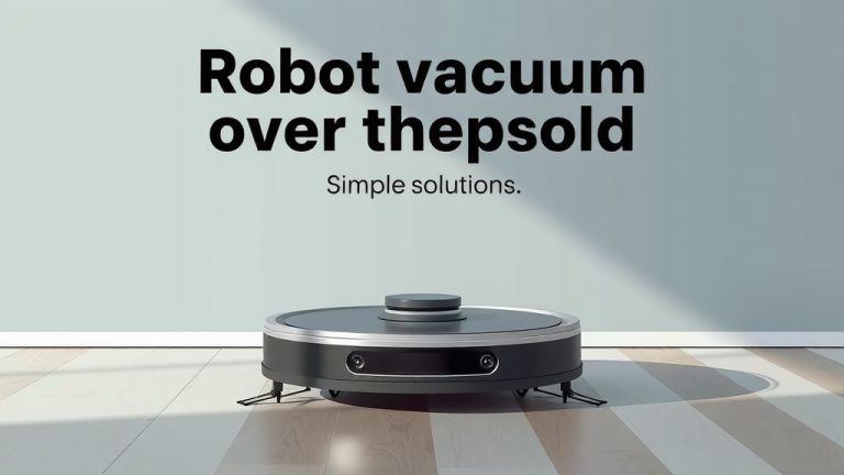 Robot Vacuum Over Threshold: Simple Solutions