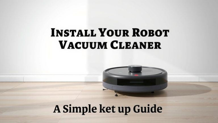 Install Your Robot Vacuum Cleaner: A Simple Setup Guide