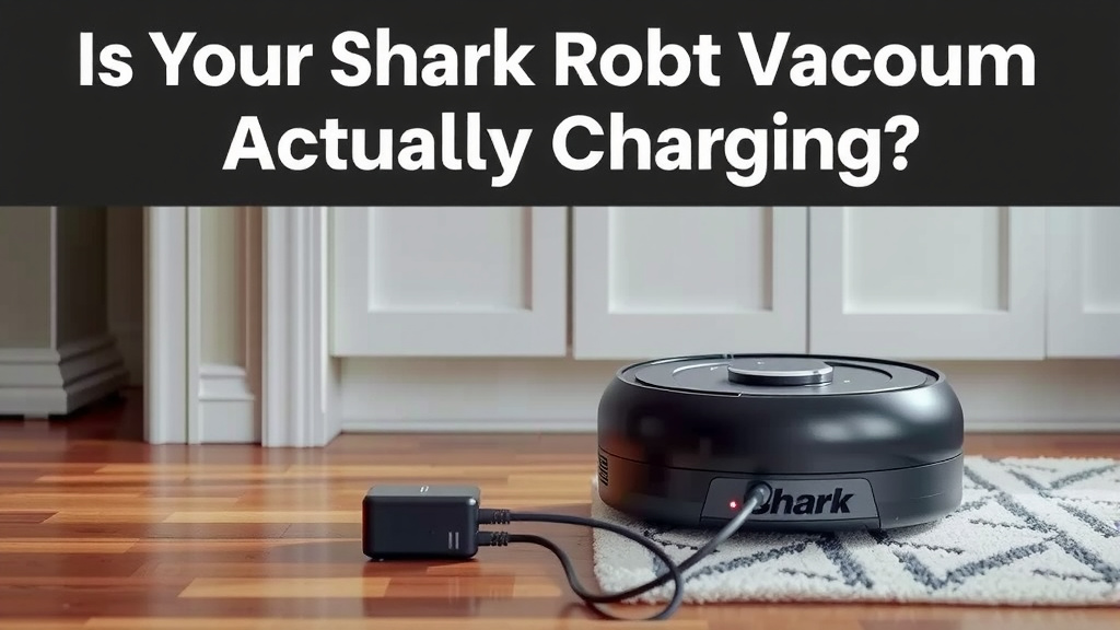 Is Your Shark Robot Vacuum Actually Charging?