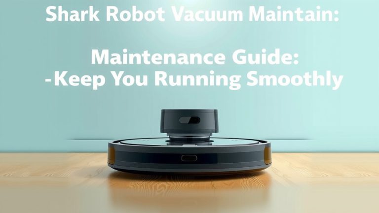 Shark Robot Vacuum Maintenance Guide: Keep It Running Smoothly