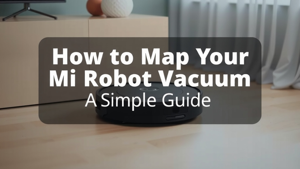 How to Map Your Mi Robot Vacuum: A Simple Guide