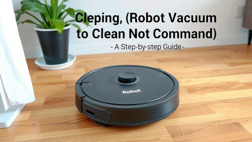 Getting Your Robot Vacuum to Clean on Command