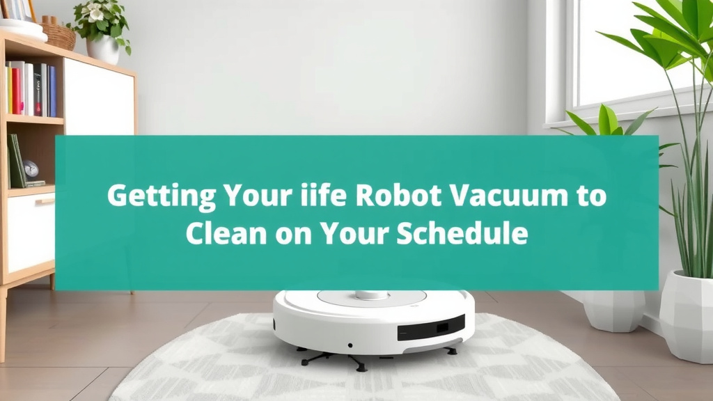 Getting Your iLife Robot Vacuum to Clean on Your Schedule