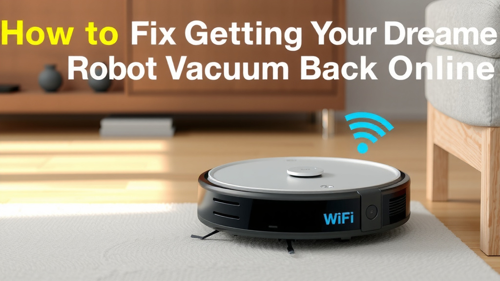 Getting Your Dreame Robot Vacuum Back Online