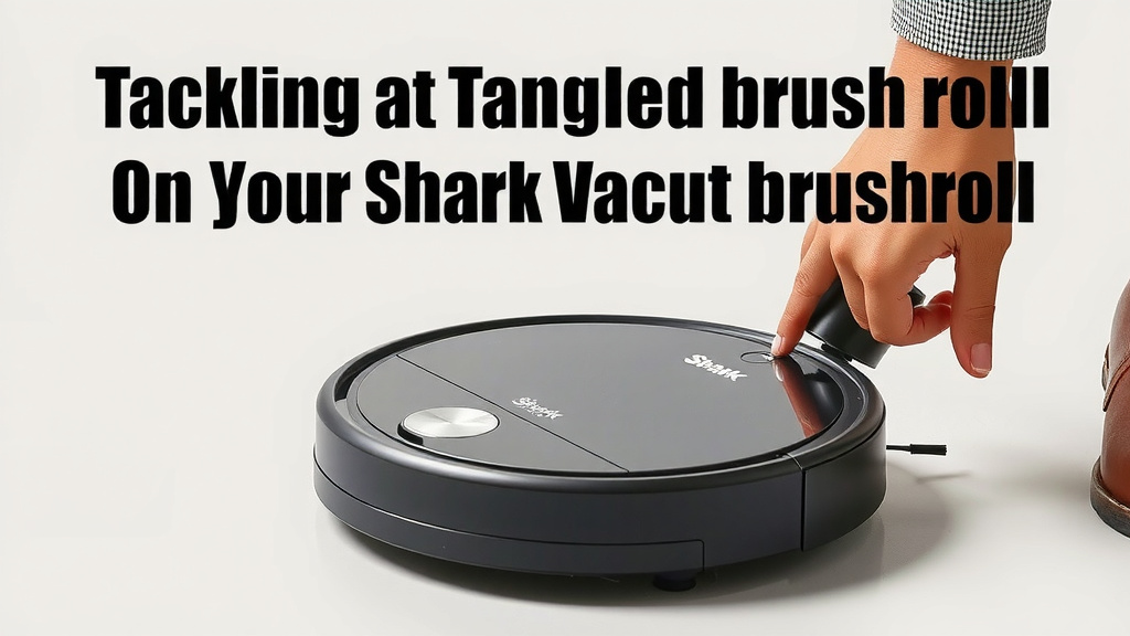 Tackling a Tangled Brushroll on Your Shark Robot Vacuum