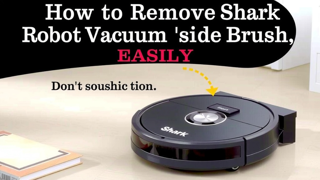 Detaching Your Shark Robot Vacuum's Side Brush