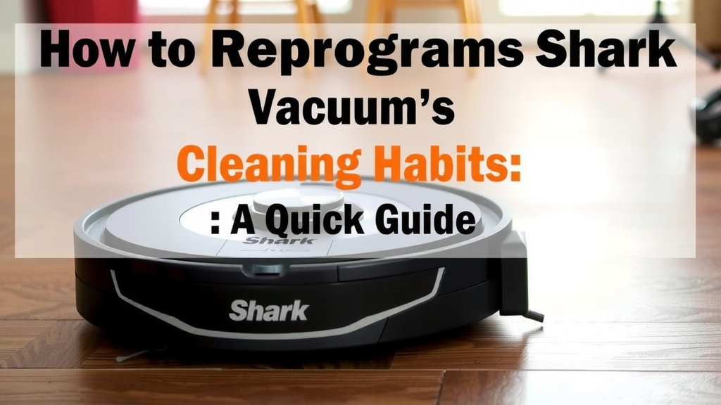 Customizing Your Shark Robot Vacuum's Cleaning Habits