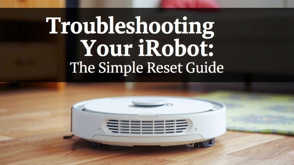 Troubleshooting Your iRobot: The Simple Reset Guide