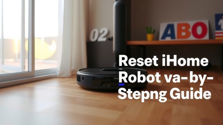 Reset iHome Robot Vacuum: Step-by-Step Guide