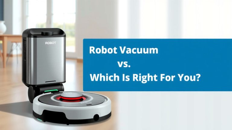 Robot Vacuum vs Upright Vacuum Which Is Right for You