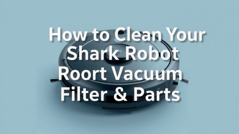 How to Clean Your Shark Robot Vacuum Filter & Parts