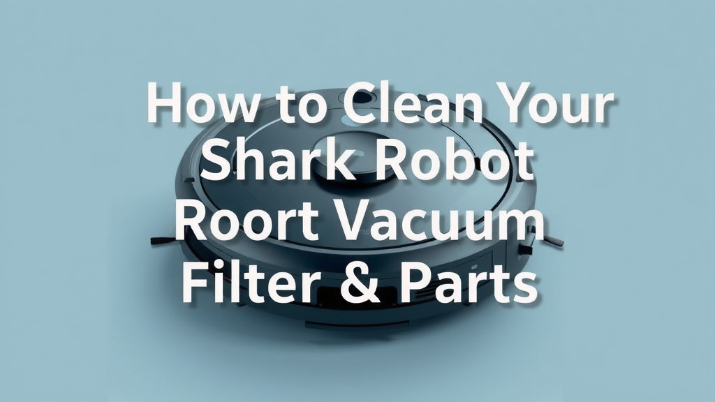 How to Clean Your Shark Robot Vacuum Filter & Parts