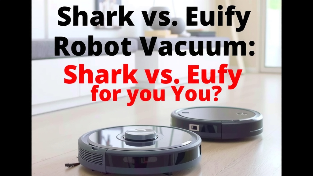 Comparing Robot Vacuums: Shark vs. Eufy for Your Home