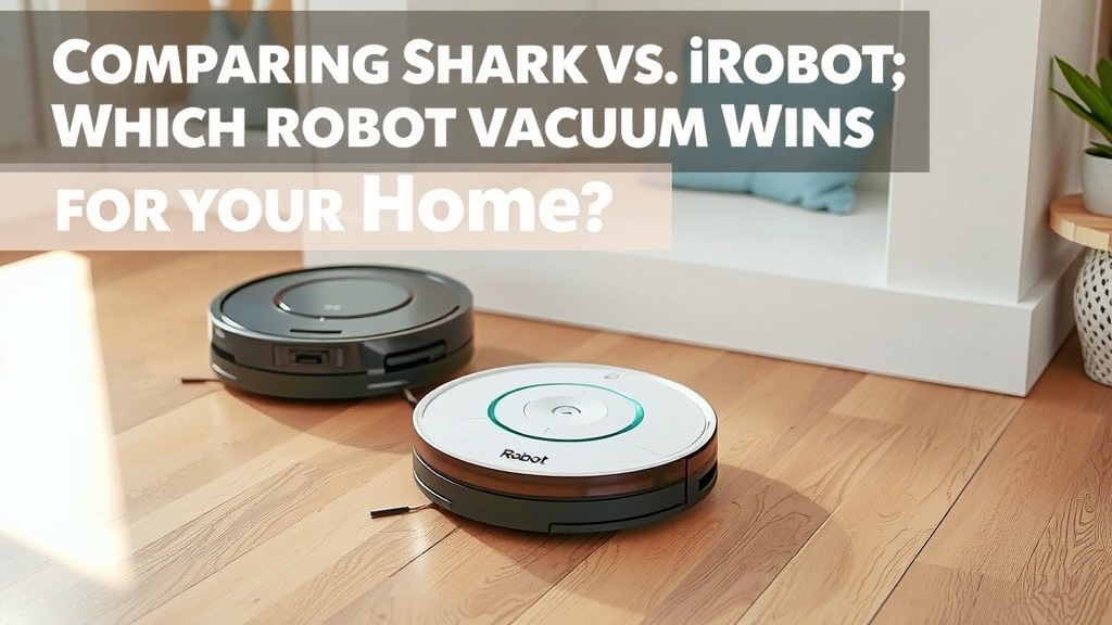 Comparing Shark vs. iRobot: Which Robot Vacuum Wins for Your Home?
