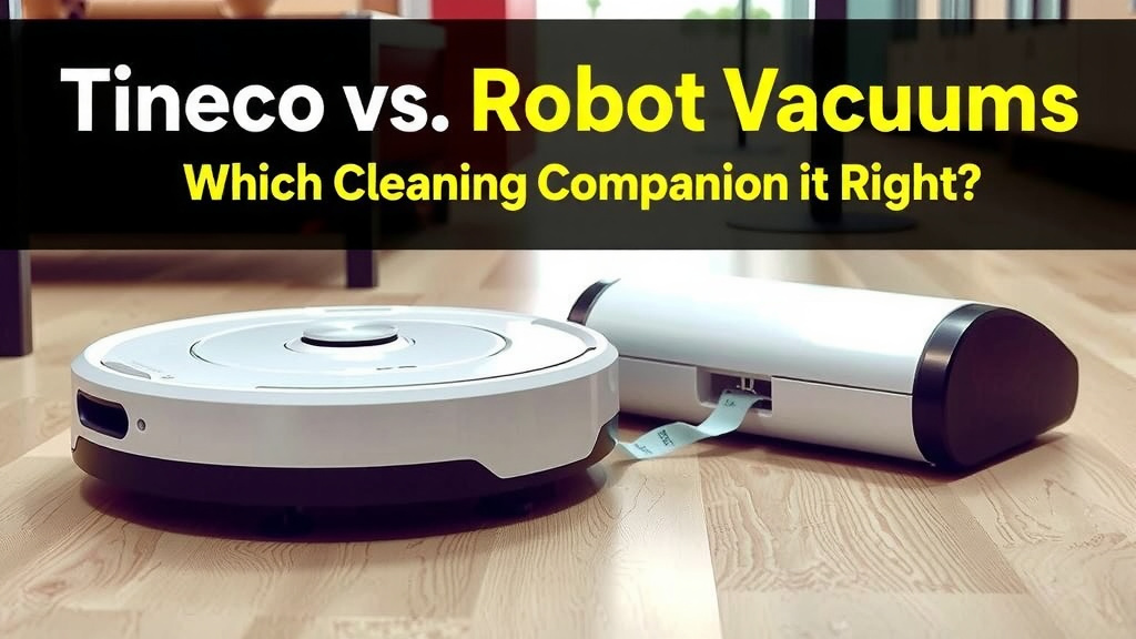 Tineco vs. Robot Vacuums: Which Cleaning Companion is Right for You?