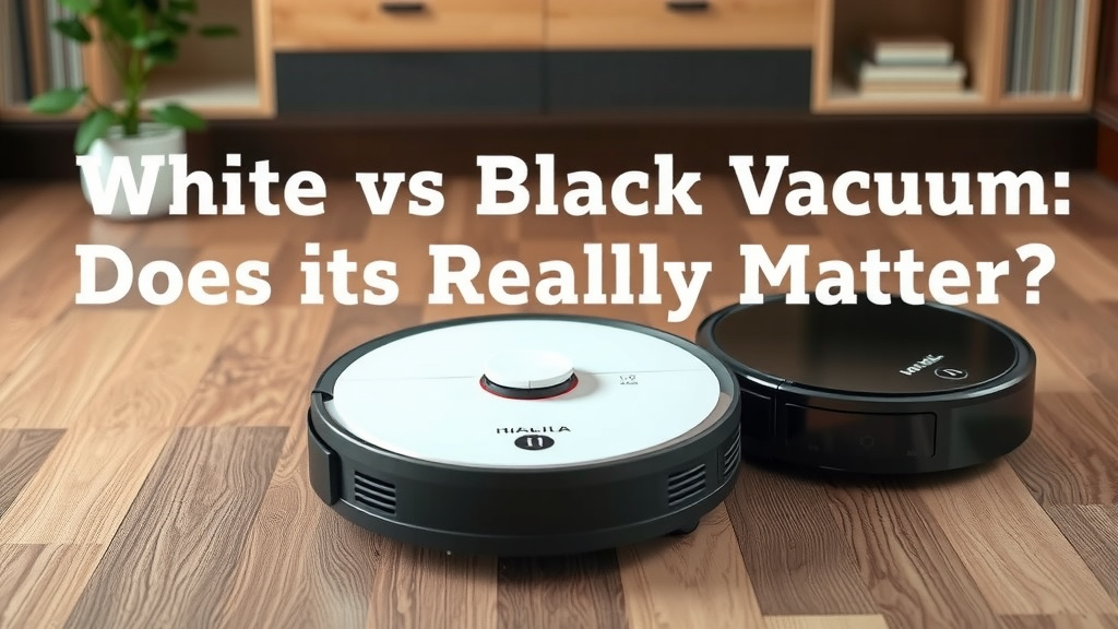Robot Vacuum Color: Does It Really Matter?