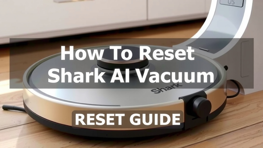 Troubleshooting Your Shark AI Robot Vacuum: A Reset Guide