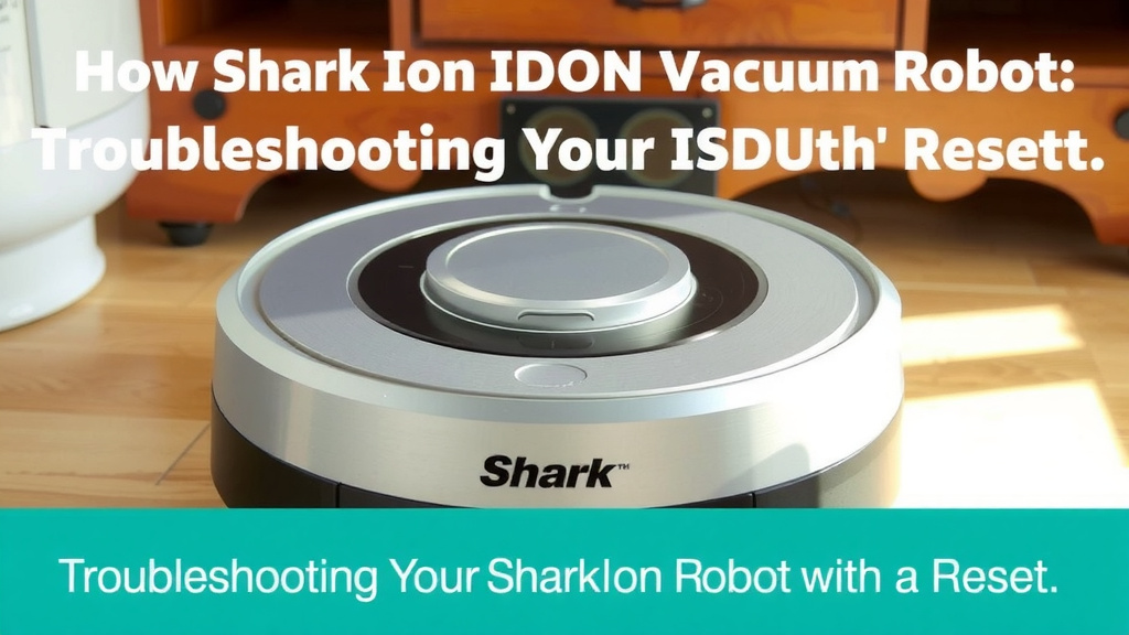 Troubleshooting Your Shark ION Robot with a Reset