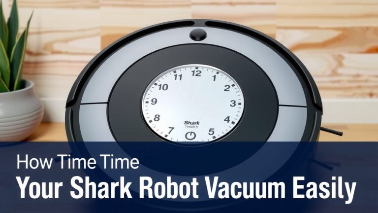 Set Time on Your Shark Robot Vacuum Easily