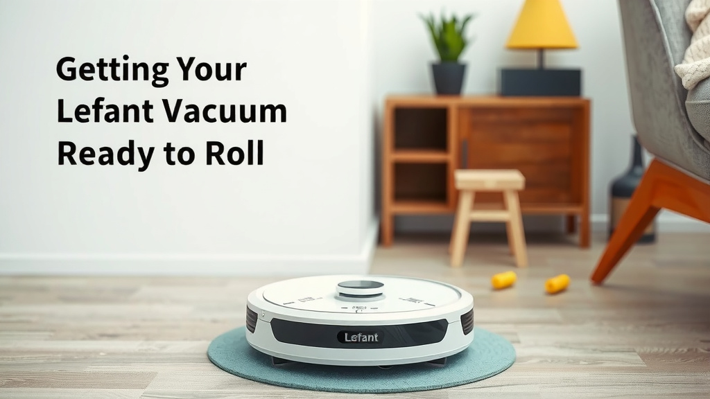 Getting Your Lefant Robot Vacuum Ready to Roll