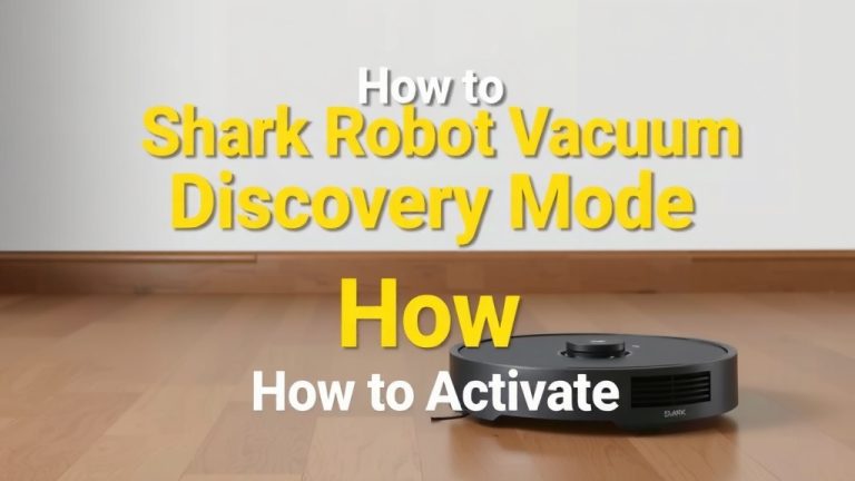 Shark Robot Vacuum Discovery Mode: How to Activate