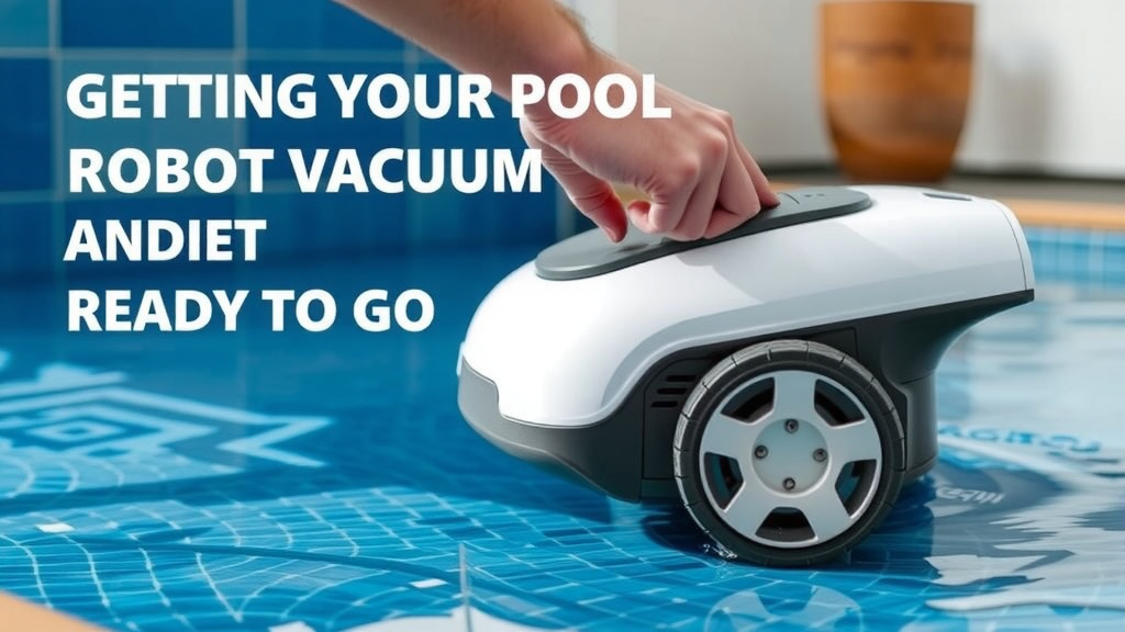 Getting Your Pool Robot Vacuum Ready to Go