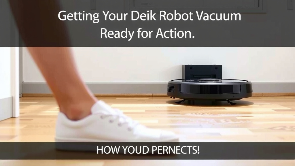 Getting Your Deik Robot Vacuum Ready for Action