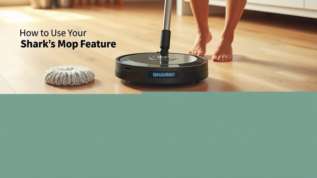 How to Use Your Shark Robot Vacuum's Mop Feature