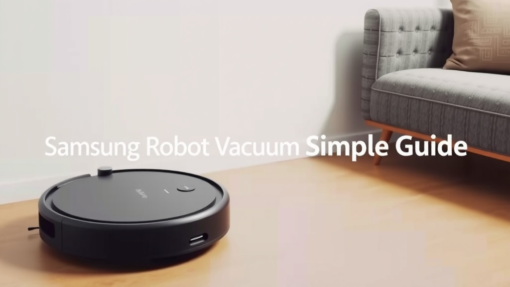 Master Your Samsung Robot Vacuum: A Simple Guide