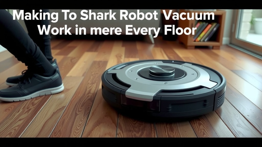Making Your Shark Robot Vacuum Work on Every Floor