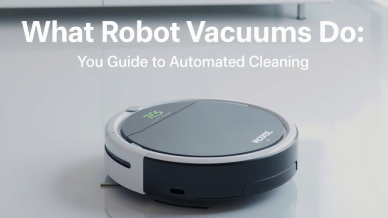 What Robot Vacuums Do: Your Guide to Automated Cleaning